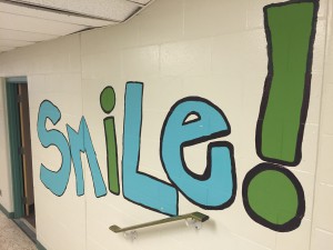 Willow Road PS Smile wall